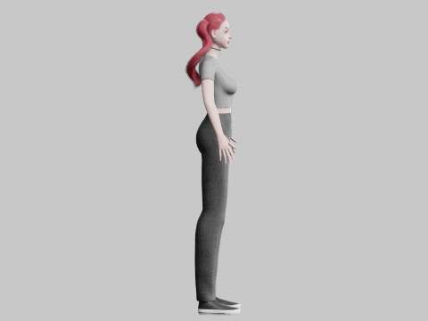 Pretty Standard Woman V24173 3D Модель