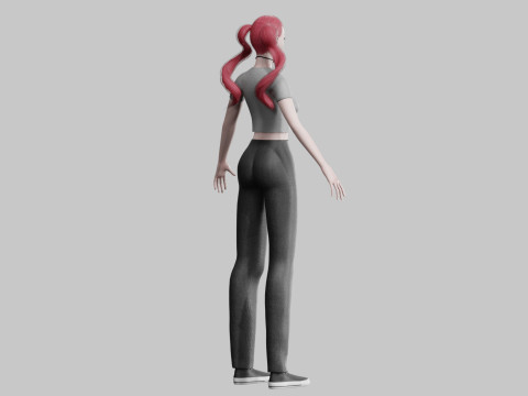Pretty Standard Woman V24173 3D Модель