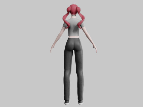 Pretty Standard Woman V24173 3D Модель