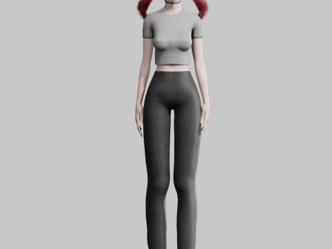 Pretty Standard Woman V24173 3D Модель
