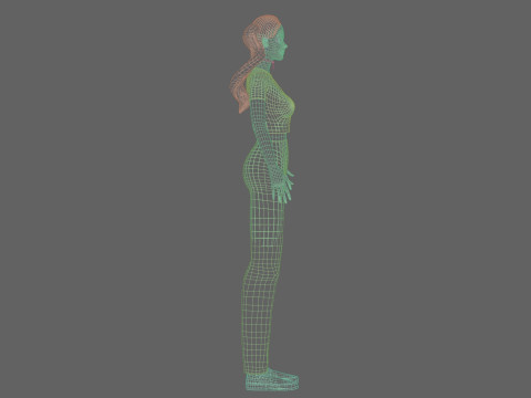 Pretty Standard Woman V24173 3D Модель