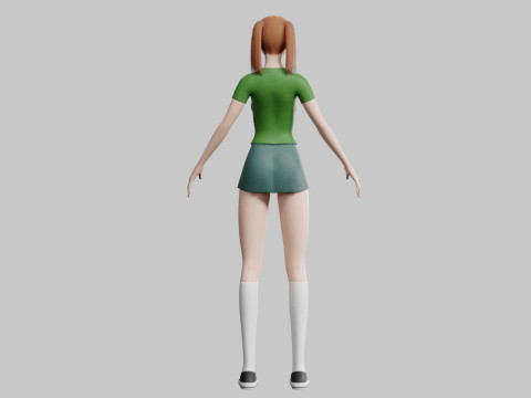 Pretty stylized woman V23241 3D मॉडल
