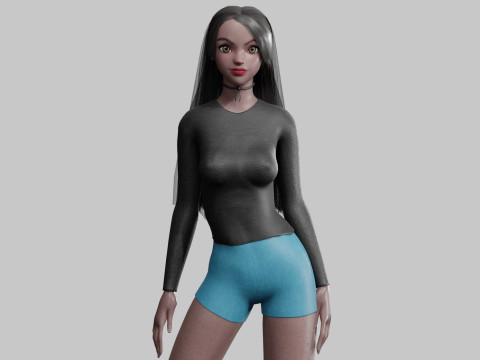 Standard Basic Woman V31439 3D मॉडल