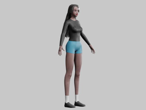 Standard Basic Woman V31439 Modello 3D