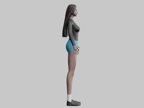 Standard Basic Woman V31439 Modello 3D
