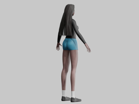 Standard Basic Woman V31439 Modello 3D