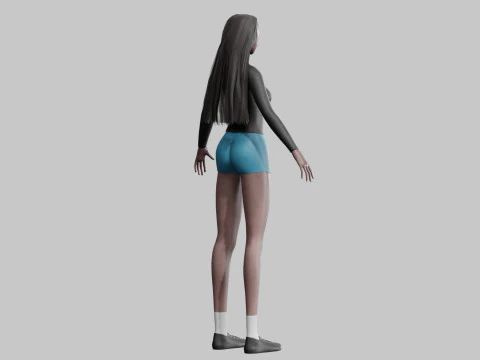 Standard Basic Woman V31439 3D Model