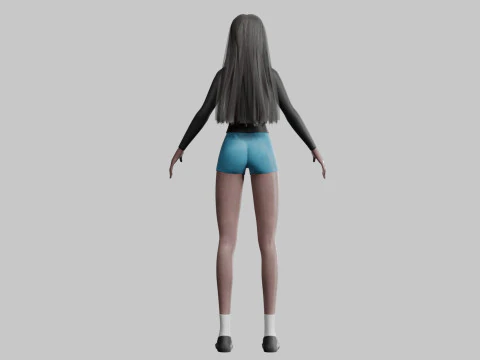 Standard Basic Woman V31439 3D Model