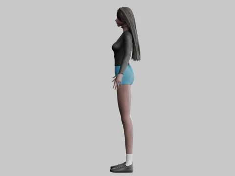 Standard Basic Woman V31439 3D Model