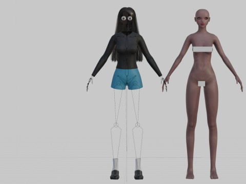 Standard Basic Woman V31439 Modello 3D