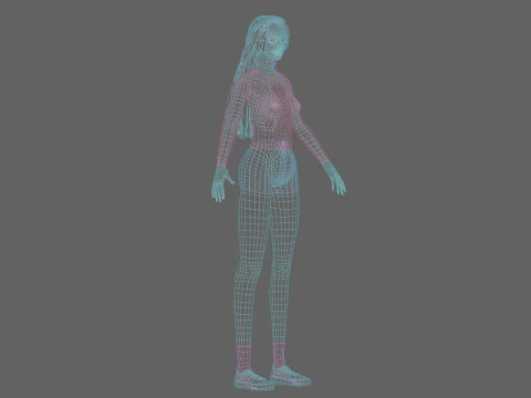 Standard Basic Woman V31439 3D Model