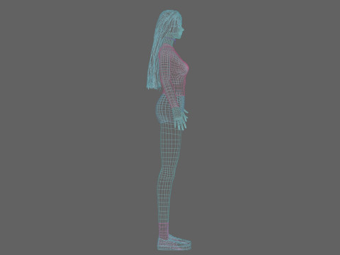 Standard Basic Woman V31439 Modello 3D