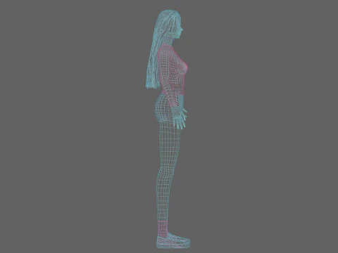 Standard Basic Woman V31439 3D Model