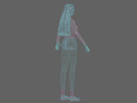 Standard Basic Woman V31439 3D Model