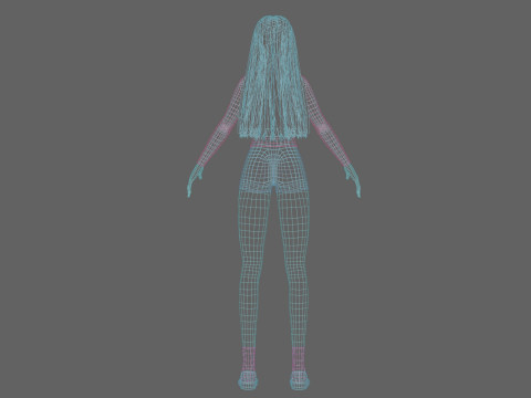 Standard Basic Woman V31439 Modello 3D