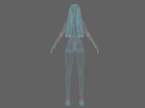 Standard Basic Woman V31439 3D Model