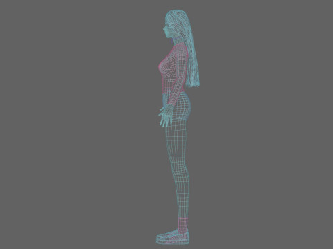 Standard Basic Woman V31439 Modello 3D