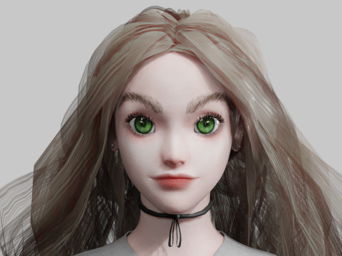 Standard Pretty woman V33669 3D Model