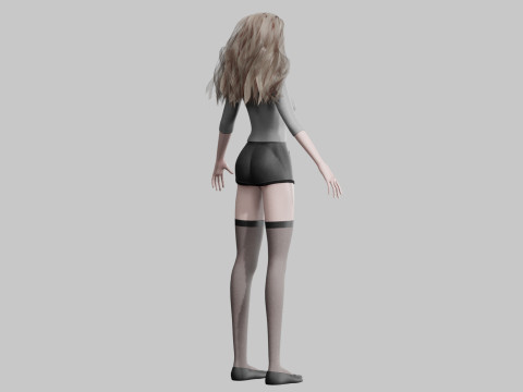 Standard Pretty woman V33669 3D Model
