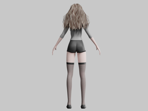 Standard Pretty woman V33669 3D Model