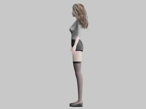 Standard Pretty woman V33669 3D Model
