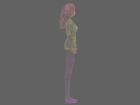 Standard Pretty woman V33669 3D Model
