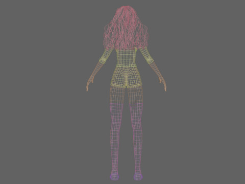 Standard Pretty woman V33669 3D Model
