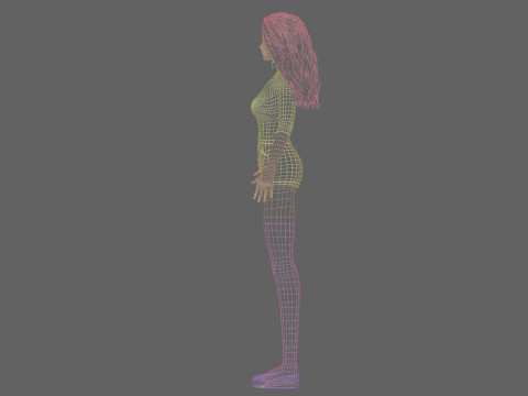 Standard Pretty woman V33669 3D Model