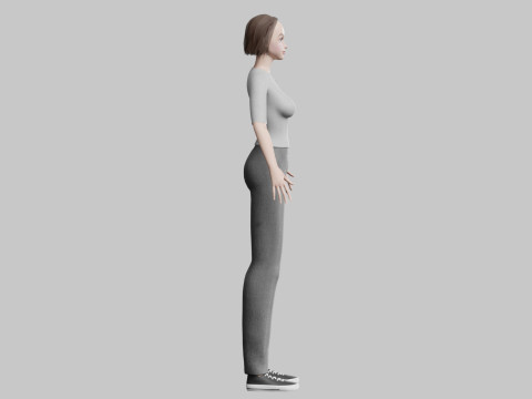 Stylized Pretty Woman V31676 3D Модель