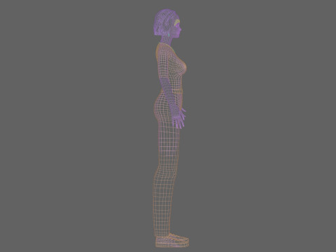 Stylized Pretty Woman V31676 3D Модель