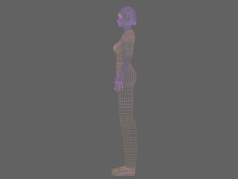 Stylized Pretty Woman V31676 3D Модель