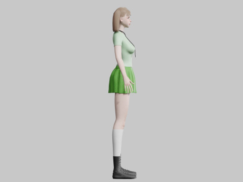 Sweet Basic Woman V29212 Model 3D