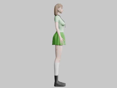 Sweet Basic Woman V29212 3D Model