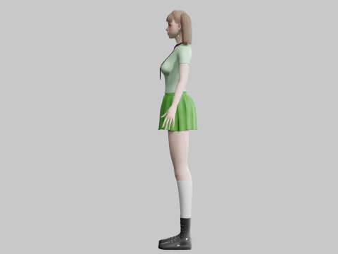 Sweet Basic Woman V29212 3D Model