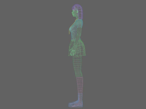 Sweet Basic Woman V29212 3D Model