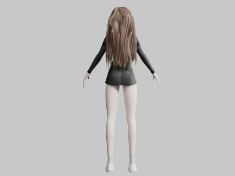 Sweet Pretty Woman V35339 3D Model