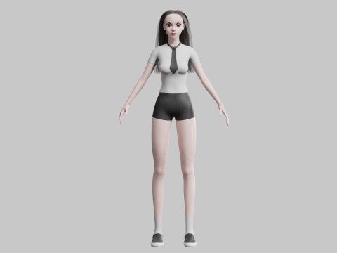 Teen Pretty Woman V31981 Modelo 3D