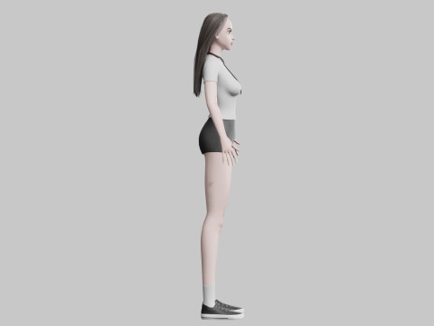 Teen Pretty Woman V31981 Modelo 3D