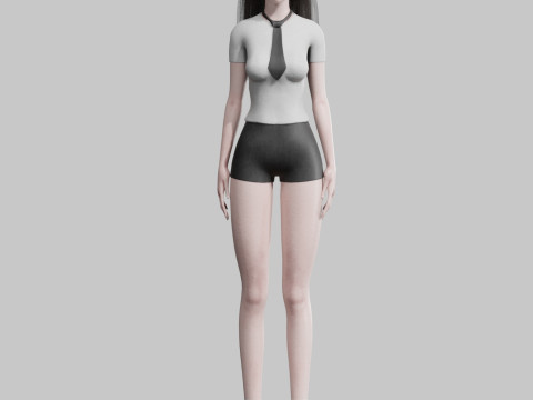 Teen Pretty Woman V31981 Modelo 3D