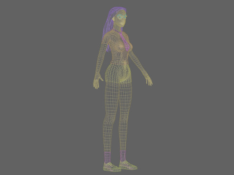 Teen Pretty Woman V31981 Modelo 3D