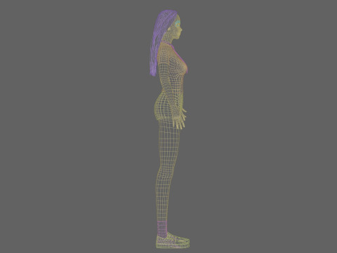 Teen Pretty Woman V31981 Modelo 3D