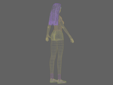 Teen Pretty Woman V31981 Modelo 3D