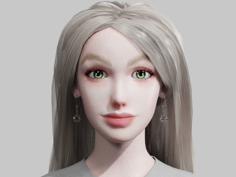 Basic classic woman V35796 Modelo 3D