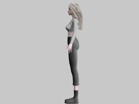 Basic classic woman V35796 Modelo 3D