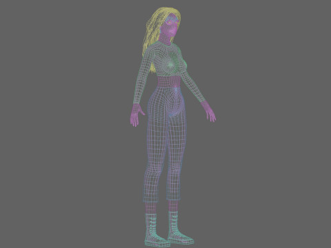 Basic classic woman V35796 Modelo 3D