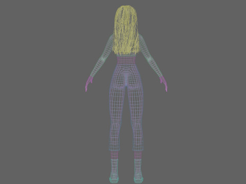 Basic classic woman V35796 Modelo 3D