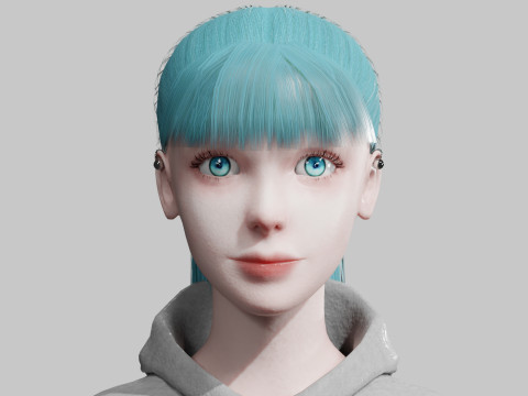 Basic Standard woman V23075 Model 3D