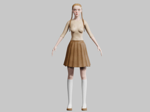 Basic sweet Woman V32124 Modelo 3D