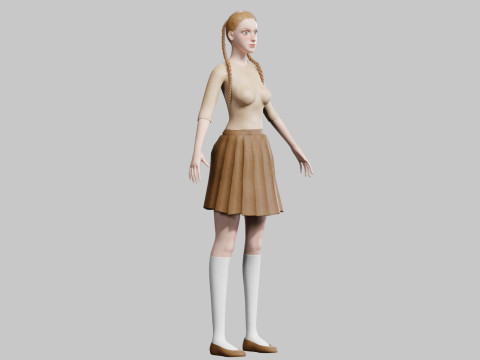 Basic sweet Woman V32124 Modelo 3D