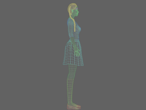Basic sweet Woman V32124 Modelo 3D